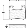 Jeu de 4 plaquettes de frein STOPTECH 308.03350 - Visuel 2