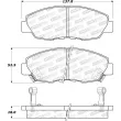 Jeu de 4 plaquettes de frein avant STOPTECH 308.04650 - Visuel 2