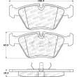 Jeu de 4 plaquettes de frein avant STOPTECH 308.03941 - Visuel 2