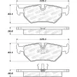 Jeu de 4 plaquettes de frein STOPTECH 308.05170 - Visuel 2