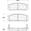 Jeu de 4 plaquettes de frein STOPTECH 308.04710 - Visuel 2