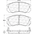 Jeu de 4 plaquettes de frein avant STOPTECH 308.05630 - Visuel 2