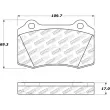 Jeu de 4 plaquettes de frein avant STOPTECH 308.05920 - Visuel 2
