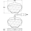 Jeu de 4 plaquettes de frein STOPTECH 308.05181 - Visuel 2