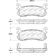 Jeu de 4 plaquettes de frein STOPTECH 308.06360 - Visuel 2