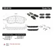 Jeu de 4 plaquettes de frein avant STOPTECH 309.08150 - Visuel 3