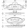 Jeu de 4 plaquettes de frein STOPTECH 308.07600 - Visuel 2
