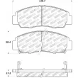 Jeu de 4 plaquettes de frein avant STOPTECH 308.07870 - Visuel 2