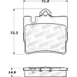 Jeu de 4 plaquettes de frein STOPTECH 308.08480 - Visuel 2