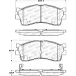 Jeu de 4 plaquettes de frein avant STOPTECH 308.08890 - Visuel 2