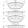 Jeu de 4 plaquettes de frein avant STOPTECH 308.07680 - Visuel 2
