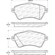 Jeu de 4 plaquettes de frein avant STOPTECH 308.09260 - Visuel 2