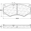 Jeu de 4 plaquettes de frein STOPTECH 308.09270 - Visuel 2