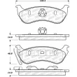 Jeu de 4 plaquettes de frein STOPTECH 308.09641 - Visuel 2