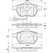 Jeu de 4 plaquettes de frein avant STOPTECH 308.08400 - Visuel 2