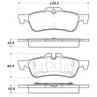 Jeu de 4 plaquettes de frein STOPTECH 308.10600 - Visuel 2