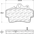 Jeu de 4 plaquettes de frein avant STOPTECH 308.07370 - Visuel 2