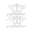 Jeu de 4 plaquettes de frein avant STOPTECH 308.11510 - Visuel 2