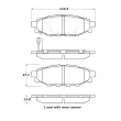 Jeu de 4 plaquettes de frein STOPTECH 308.11140 - Visuel 2