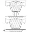 Jeu de 4 plaquettes de frein STOPTECH 308.12890 - Visuel 2