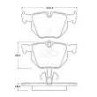 Jeu de 4 plaquettes de frein STOPTECH 308.11700 - Visuel 2
