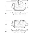 Jeu de 4 plaquettes de frein STOPTECH 308.12260 - Visuel 2