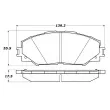 Jeu de 4 plaquettes de frein avant STOPTECH 308.12100 - Visuel 2