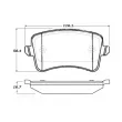 Jeu de 4 plaquettes de frein STOPTECH 308.13860 - Visuel 2