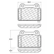 Jeu de 4 plaquettes de frein STOPTECH 308.13680 - Visuel 1