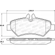 Jeu de 4 plaquettes de frein STOPTECH 308.13170 - Visuel 2