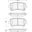 Jeu de 4 plaquettes de frein STOPTECH 308.14301 - Visuel 2