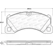 Jeu de 4 plaquettes de frein avant STOPTECH 308.13490 - Visuel 2