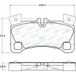 Jeu de 4 plaquettes de frein STOPTECH 308.13500 - Visuel 2
