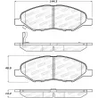 Jeu de 4 plaquettes de frein avant STOPTECH 308.13450 - Visuel 2