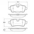 Jeu de 4 plaquettes de frein avant STOPTECH 308.13090 - Visuel 2