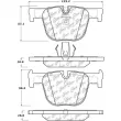 Jeu de 4 plaquettes de frein STOPTECH 308.16100 - Visuel 2