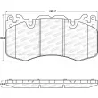 Jeu de 4 plaquettes de frein avant STOPTECH 308.14260 - Visuel 2