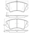 Jeu de 4 plaquettes de frein avant STOPTECH 309.14040 - Visuel 2