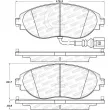 Jeu de 4 plaquettes de frein avant STOPTECH 309.16330 - Visuel 3