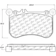 Jeu de 4 plaquettes de frein STOPTECH 308.16341 - Visuel 2