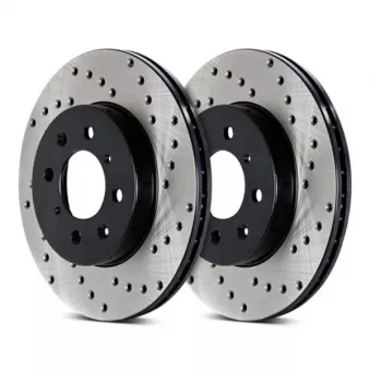 Jeu de 2 disques de frein arrière STOPTECH 128.37047