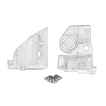 Kit de réparation, phare principal (support) OE 9807657780