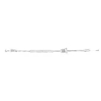 Cable de verrouillage de la porte OE 6L4837085C
