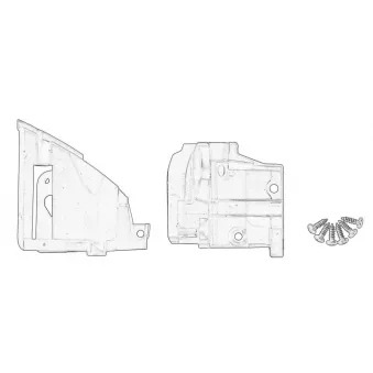 Kit de réparation, phare principal (support) OE 9807658080