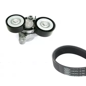 Jeu de courroies trapézoïdales à nervures SKF VKMA 38306