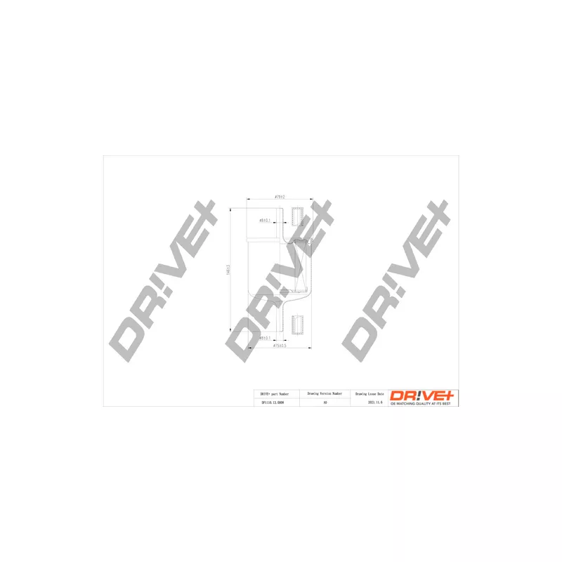 Filtre à carburant Dr!ve+ DP1110.13.0008