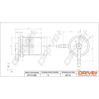 Filtre à carburant Dr!ve+ DP1110.13.0295