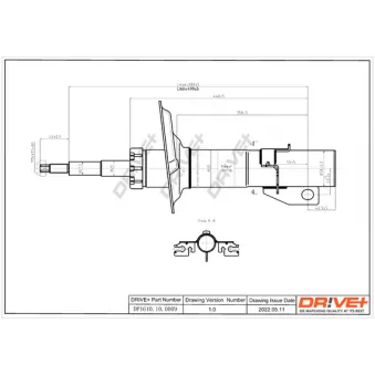 Jeu de 2 amortisseurs avant Dr!ve+ DP1610.10.0009