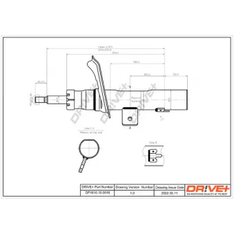 Amortisseur avant droit Dr!ve+ DP1610.10.0016