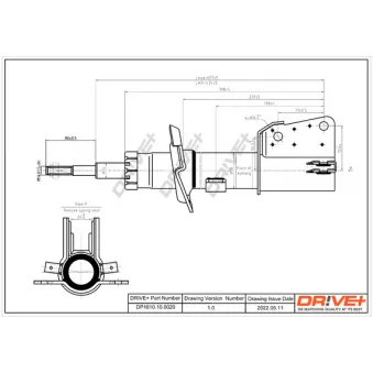 Jeu de 2 amortisseurs avant Dr!ve+ DP1610.10.0020